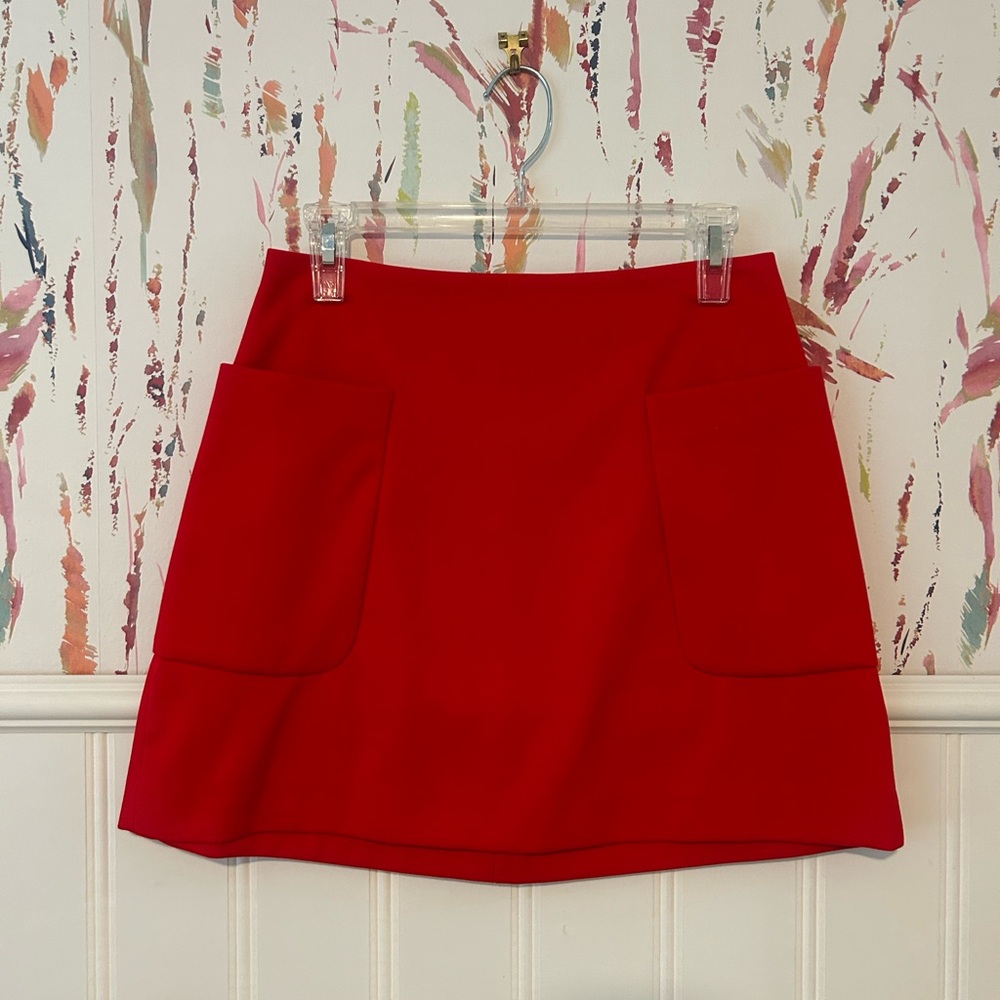 Express Red Mini Skirt